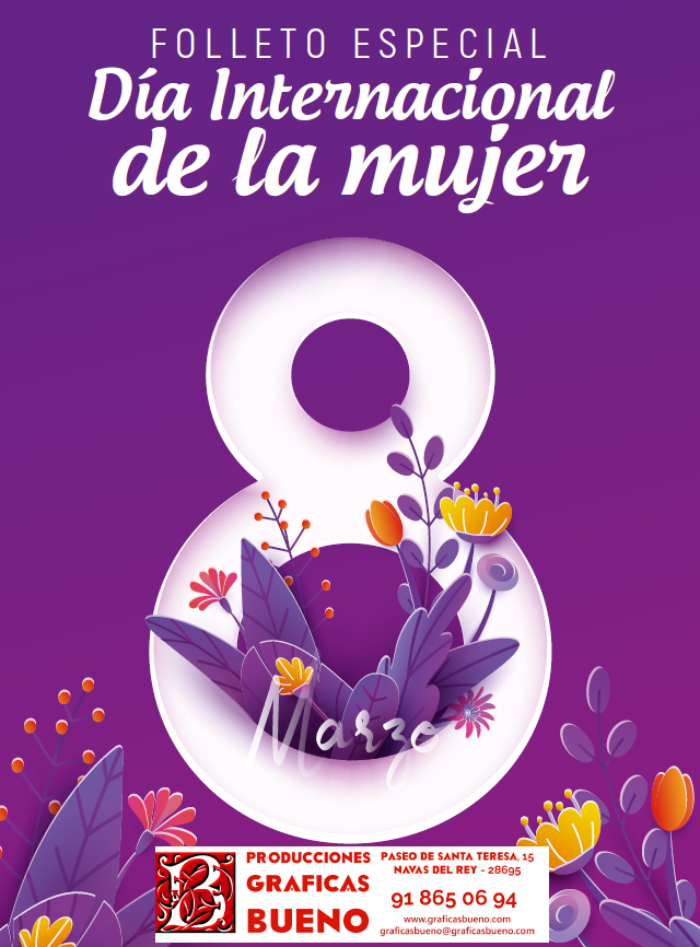 Folleto Especial Día Internacional de la Mujer 8M